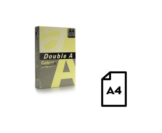 Colour paper Double A, 80g, A4, 500 sheets, Cheese