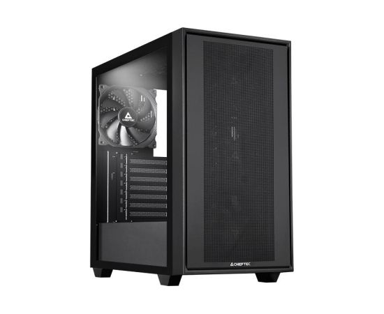 Case CHIEFTEC Night Hunter MidiTower Case product features Transparent panel Not included ATX EATX MicroATX MiniITX Colour Black GS-03B-BLK-OP