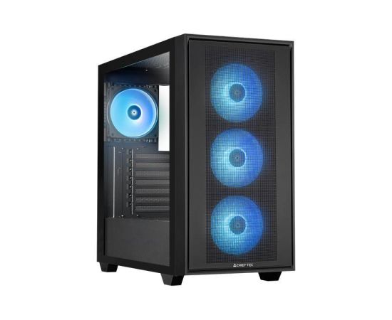 Case CHIEFTEC HUNTER 3 MidiTower Case product features Transparent panel Not included ATX EATX MicroATX MiniITX Colour Black GS-03B-OP