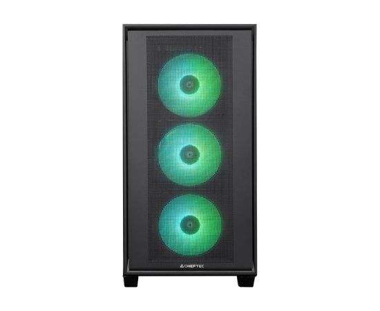Case CHIEFTEC HUNTER 3 MidiTower Case product features Transparent panel Not included ATX EATX MicroATX MiniITX Colour Black GS-03B-OP