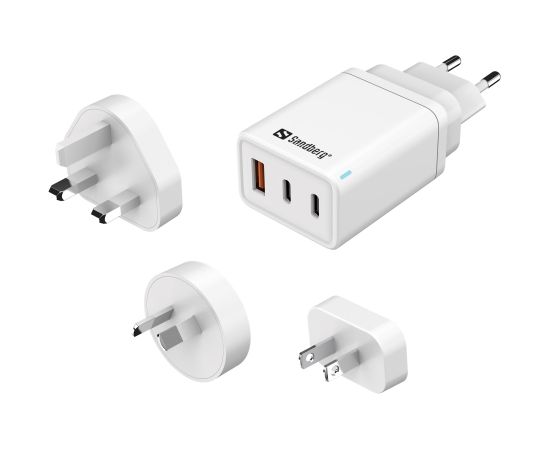Sandberg 441-59 3in1 TravelCharger EU+UK+US+AUS