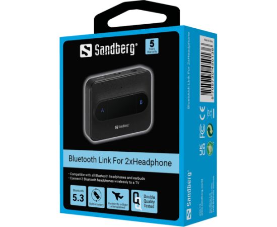 Sandberg 450-13 Bluetooth Link For 2xHeadphone