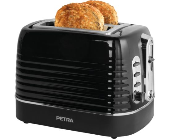 Petra PT5573BLKVDE Oscuro 2 slice toaster
