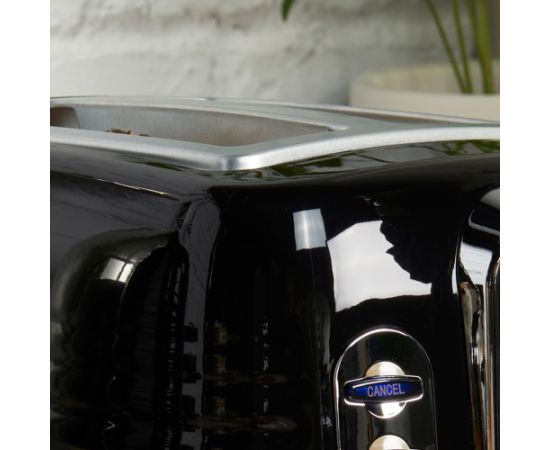 Petra PT5573BLKVDE Oscuro 2 slice toaster