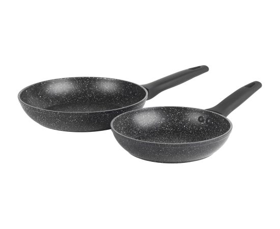Russell Hobbs RH00490MOB 20&24CM MARBLE FRYPAN - BLACK
