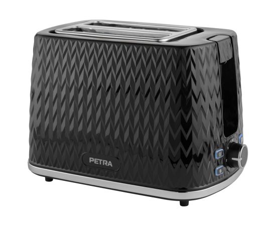 Petra PT3860BLKVDEEU10 Chevron 2 Slice toaster