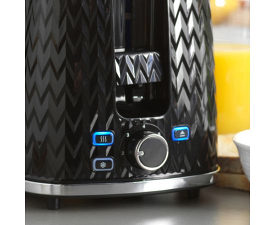 Petra PT3860BLKVDEEU10 Chevron 2 Slice toaster