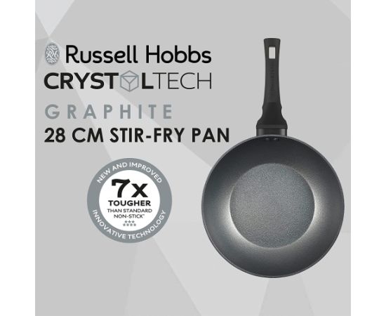 Russell Hobbs RH01856EU7 Crystaltech tall stirfry 28cm