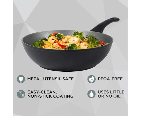 Russell Hobbs RH01856EU7 Crystaltech tall stirfry 28cm