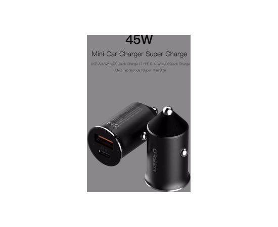 Orsen C8 45W Mini Car Charger black