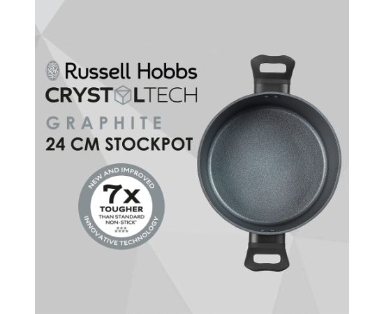 Russell Hobbs RH01864EU7 Crystaltech tall stockpot 24cm