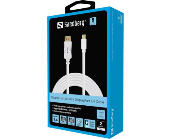 Sandberg 509-17 DP-MiniDP 1.4 8K60Hz 2m