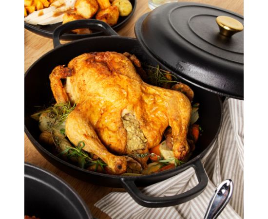 Russell Hobbs RH02525BEU7 Cast iron casserole 30cm black