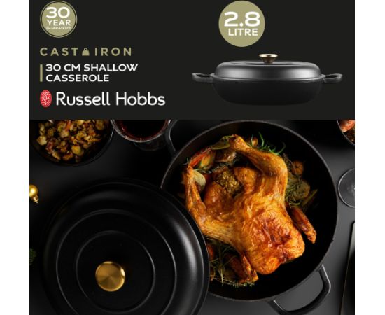 Russell Hobbs RH02525BEU7 Cast iron casserole 30cm black