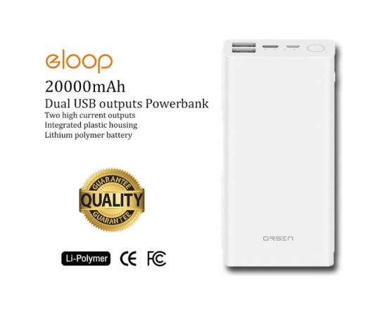 Orsen E39 Power Bank 20000mAh White
