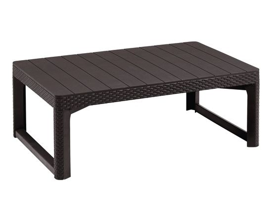 Keter Садовый стол Lyon Rattan Table коричневый