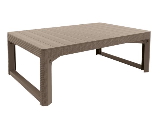 Keter Садовый стол Lyon Rattan Table бежевый