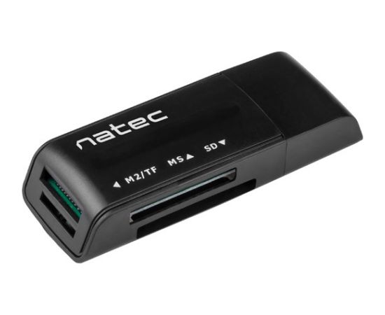 Natec memory card reader Mini ANT 3, black
