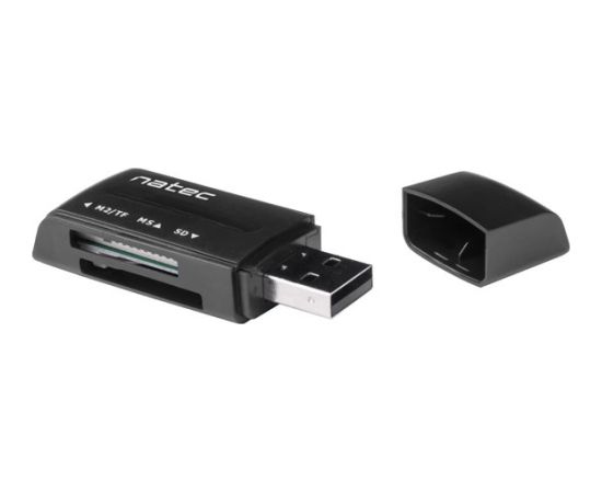 Natec memory card reader Mini ANT 3, black