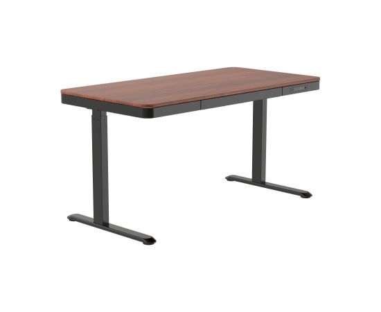 ACTIVEJET desk with electric height adjustment 140x70 ET119W-C black/walnut