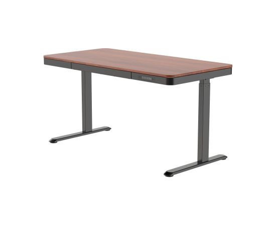 ACTIVEJET desk with electric height adjustment 140x70 ET119W-C black/walnut