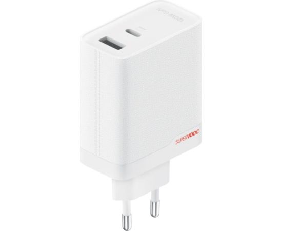 OnePlus Charger SUPERVOOC 120W 2 Ports with Cable White