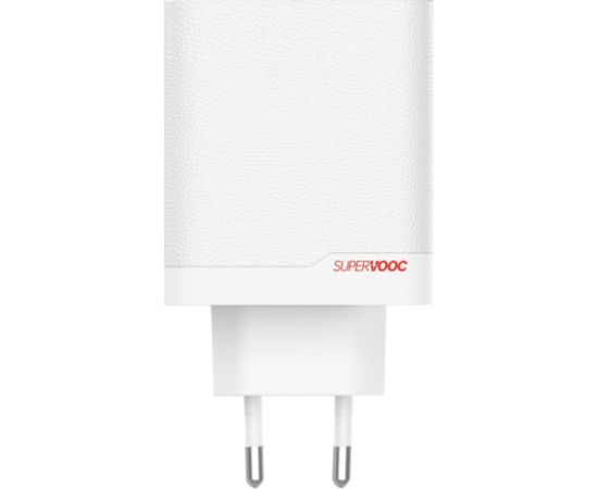 OnePlus Charger SUPERVOOC 120W 2 Ports with Cable White