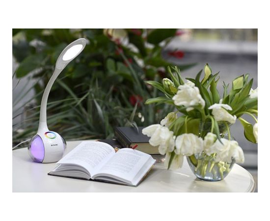 Activejet AJE-RAINBOW RGB table LED lamp with RGB lightning base Biroja galda lampas