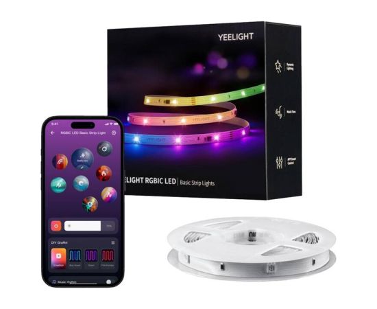 Pasek LED RGBIC Yeelight Led Basic Strip Lights 6m