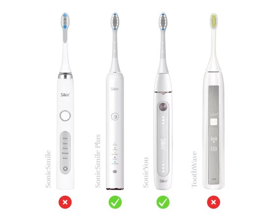 Silkn SonicYou Refill Brush 2 White Medium (SYR2PEUWR001)