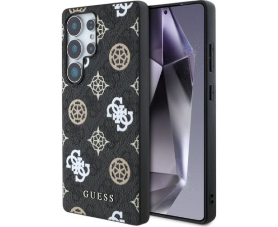 Guess 4G Printed Colored Peony Pattern MagSafe Чехол для Samsung Galaxy S25 Ultra