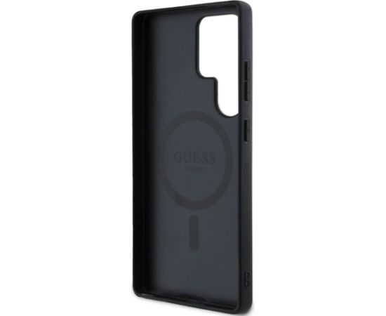Guess 4G Printed Colored Peony Pattern MagSafe Чехол для Samsung Galaxy S25 Ultra
