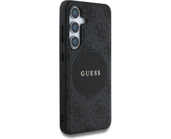 Guess 4G Round Patch Classic Logo MagSafe Case Чехол для Samsung Galaxy S25