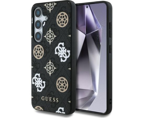 Guess 4G Printed Colored Peony Pattern MagSafe Aizsargapvalks Priekš Samsung Galaxy S25