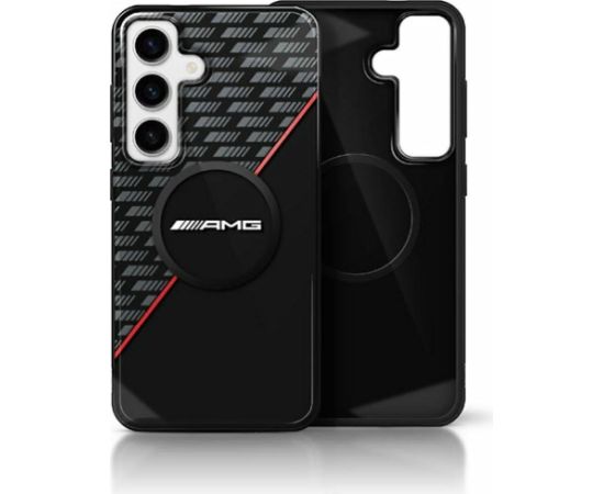 AMG Double Layer Rhombs MagSafe Aizsargapvalks Priekš Samsung Galaxy S25 Plus