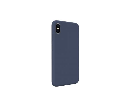 Evelatus Apple  iPhone Xs Max Premium Soft Touch Silicone Case Midnight Blue
