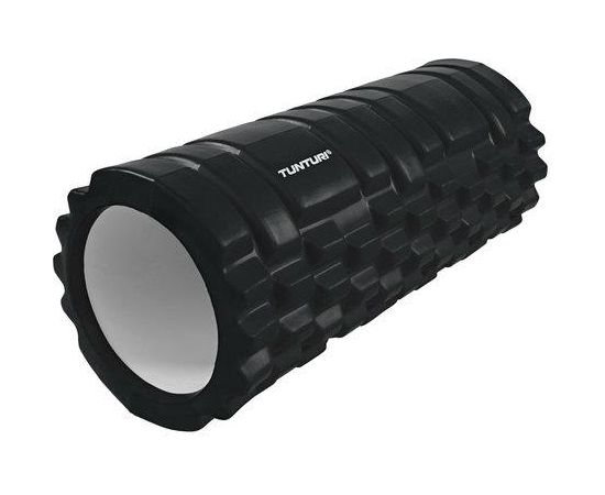 Tunturi Yoga Foam Grid Roller Masāžas cilindrs 33cm, melns Ķermeņu masieri