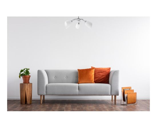 Activejet Classic chandelier pendant ceiling lamp NIKITA nickel triple 3xE27 for living room