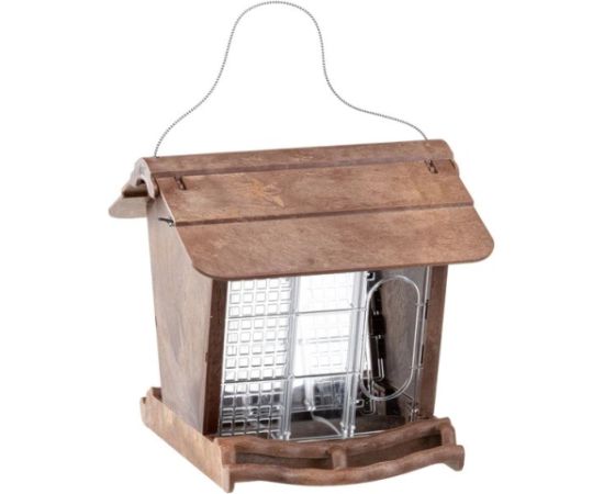 FERPLAST JOK 1 WILD BIRD FEEDER - karmnik brązowy