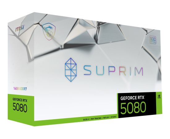 MSI SUPRIM GeForce RTX5080 16G SOC NVIDIA GeForce RTX 5080 16 GB GDDR7