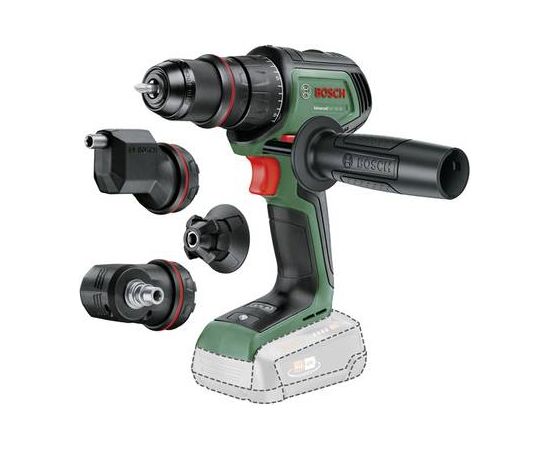 Urbjmašīna-skrūvgriezis Bosch AdvancedDrill 18V-80 QuickSnap; 18 V (bez akumulatora un lādētāja)