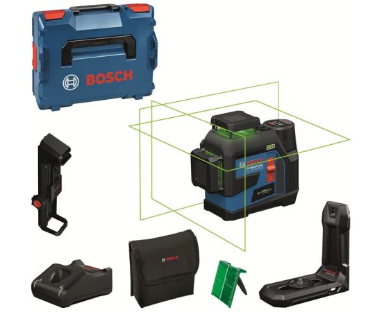 Krustveida lāzera nivelieris Bosch GLL 12V-100-33 CG Professional; ar koferi