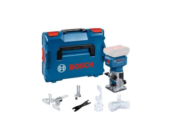 Akumulatora malu frēze Bosch GLF 18V-8 Professional; 18 V (bez akumulatora un lādētāja) + L-BOXX 136