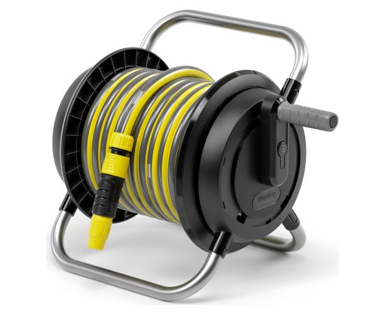 Dārza šļūtenes turētājs Karcher HR 2.10 Set; 10 m; ar laistīšanas šļūteni