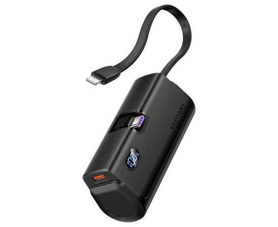 Powerbank Vention LED display 4800mAh 22.5W FHQB0 (black)
