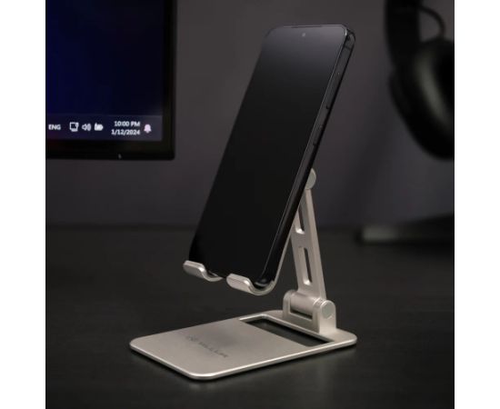 Tellur Phone Holder for desk Aluminium Silver
