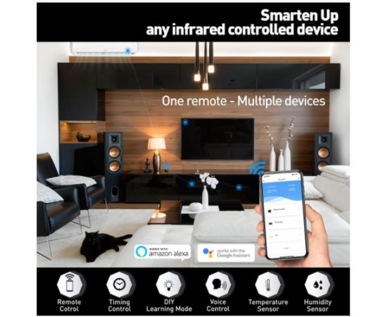 Tellur Smart IR WiFi Remote Control & Temperature And Humidity Sensor (EOL)