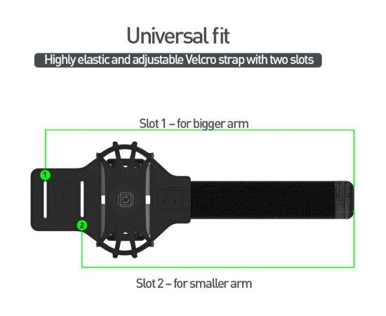 Tellur A100 Sports Armband Black
