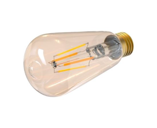 Tellur WiFi Filament Smart Bulb E27, Amber, White/Warm, Dimmer
