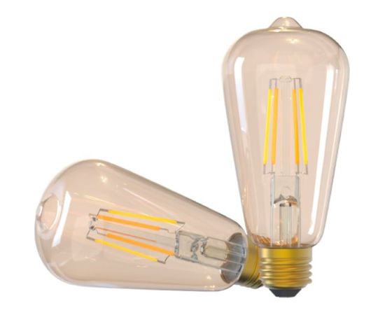 Tellur WiFi Filament Smart Bulb E27, Amber, White/Warm, Dimmer
